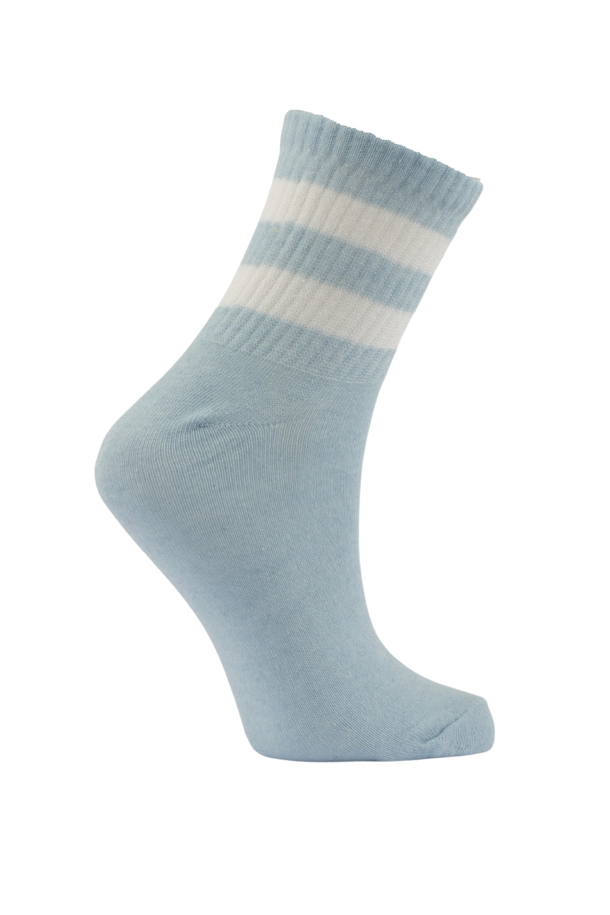 Mavi Çizgili Soket Tenis Çorap