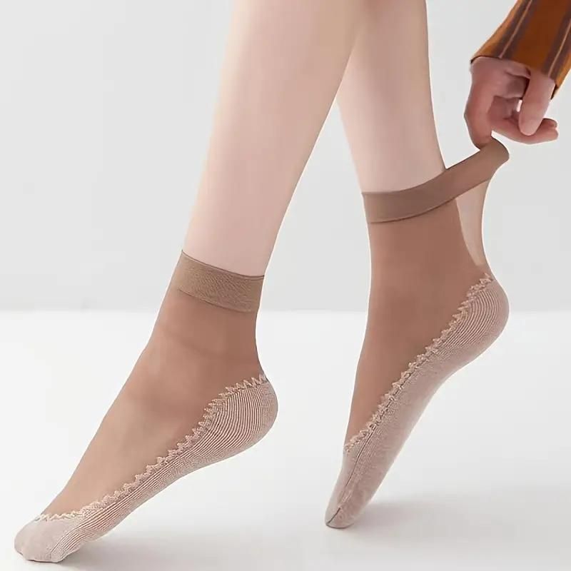 1 Çift Ten Extra Pamuk Tabanlı Kadın Ince Çorap