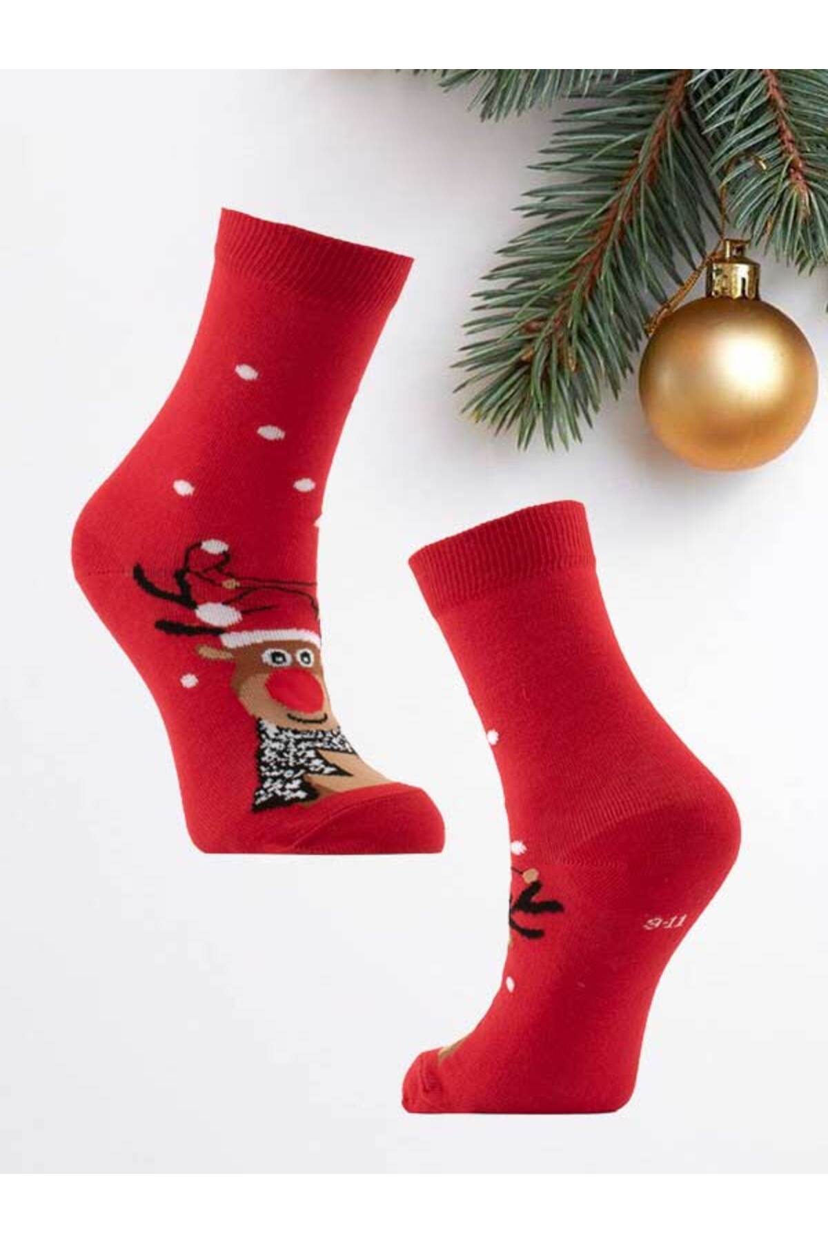 Çocuk Yılbaşı Çorabı -Hediye Paketi Yapılabilir.